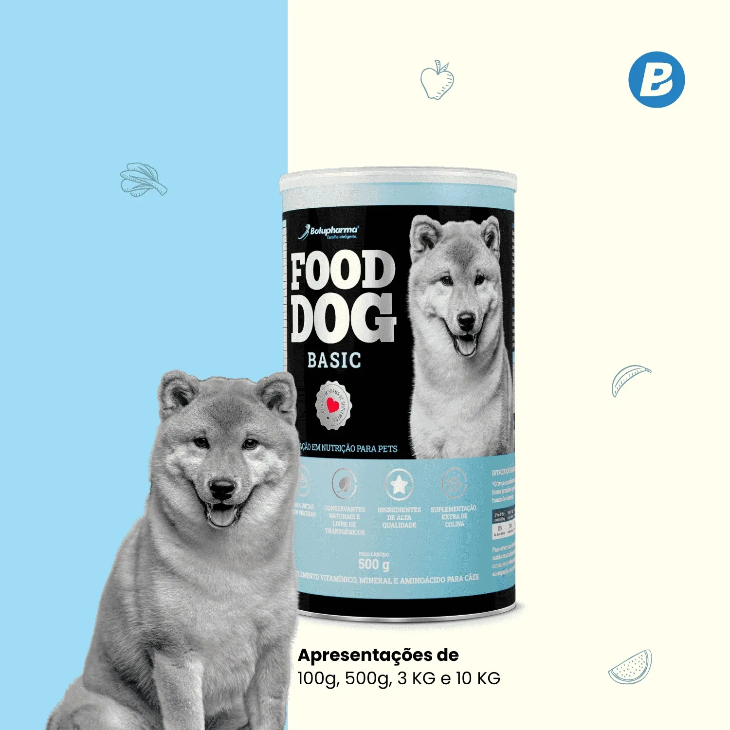 Food Dog Basic Suplemento  Alimentar